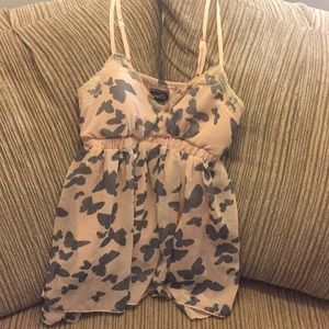 Pink and grey Rue 21 top